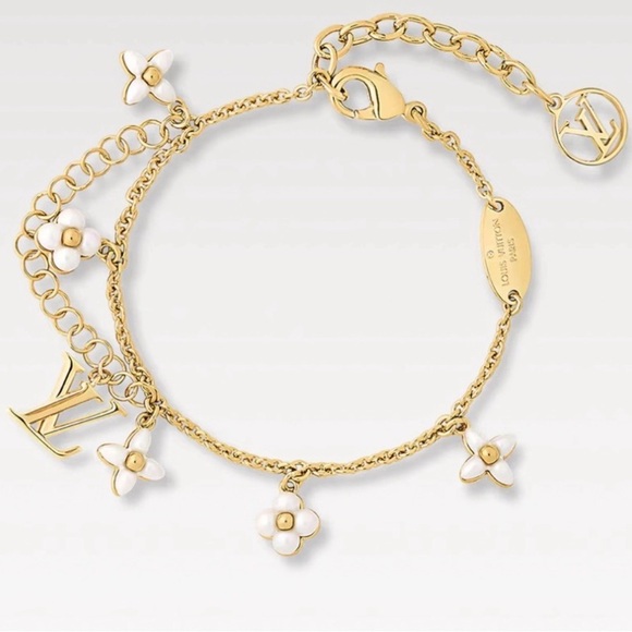 Louis Vuitton Floragram Gold Bracelet (box included) - Picture 2 of 4